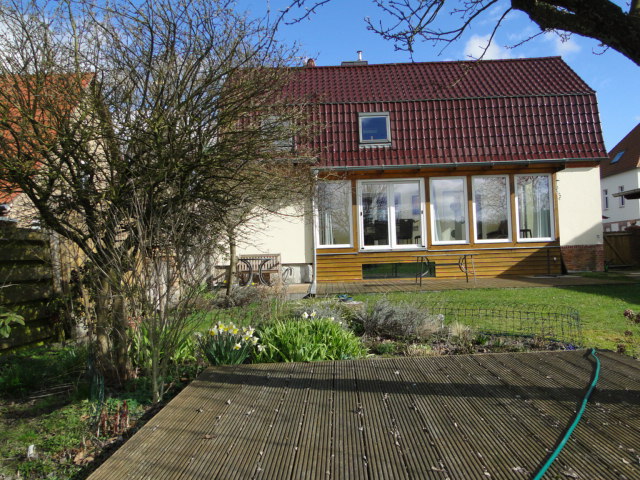 Ferienhaus Ansicht von hinten