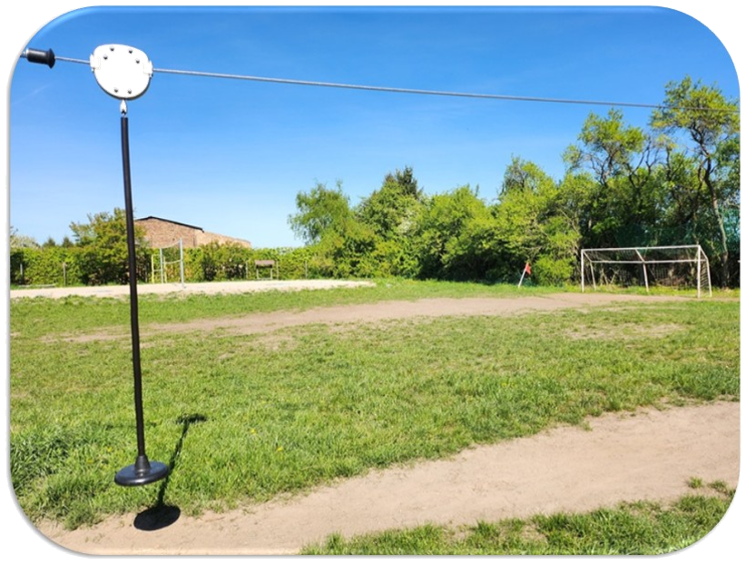 Dorfplatz Chorin nahe Unterkunft